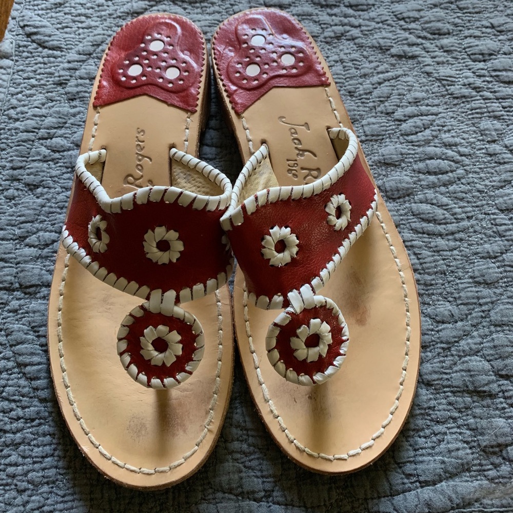 Red Jack Rogers size 8